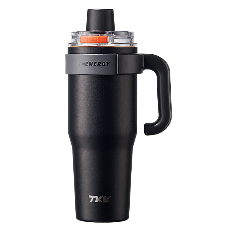 TKK 27/40Oz ‎Ceramic Coating Tumbler with Handle Double Wall Vacuum Tumbler Cup With Straw and Lid Hot for 12hrs and Cold For Up to 24hrs