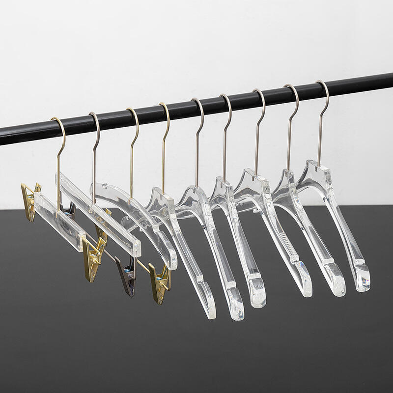 Acrylic custom plastic clothes hanger