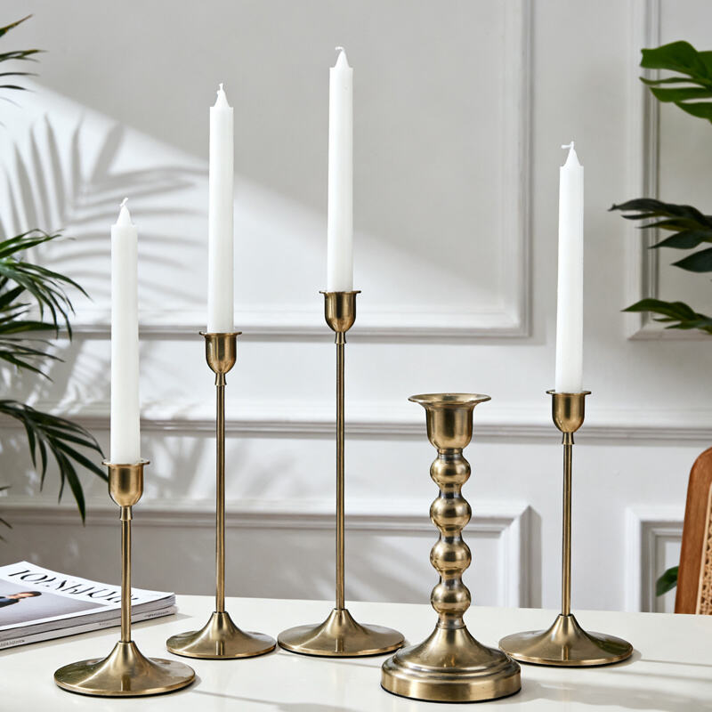 white luxury smokeless long stick candle household candle