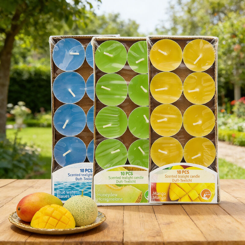 wholesale 3.5hours color tealight candle for home decor