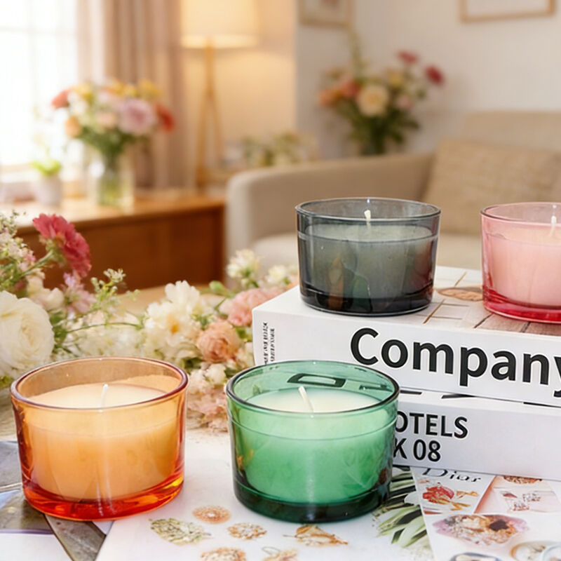Luxury Small Glass Aromatherapy Soy Wax Candles