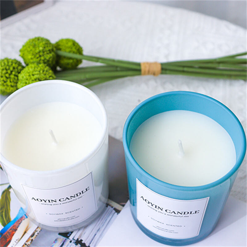 Home Decor Fragrance Glass Jar Aroma Candle