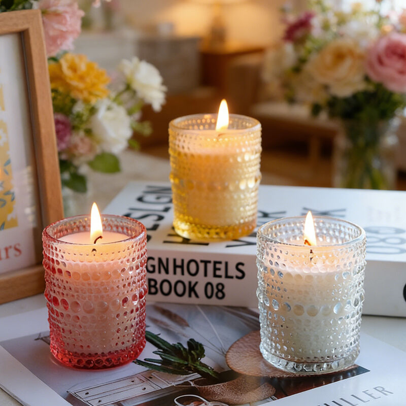 Aromatherapy Luxury Polka Point Glass Jar Scented Candle