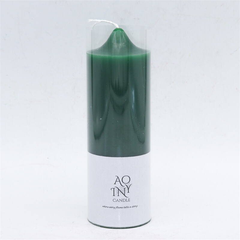 wholesale colorful pillar candle romantic wedding decorations candles