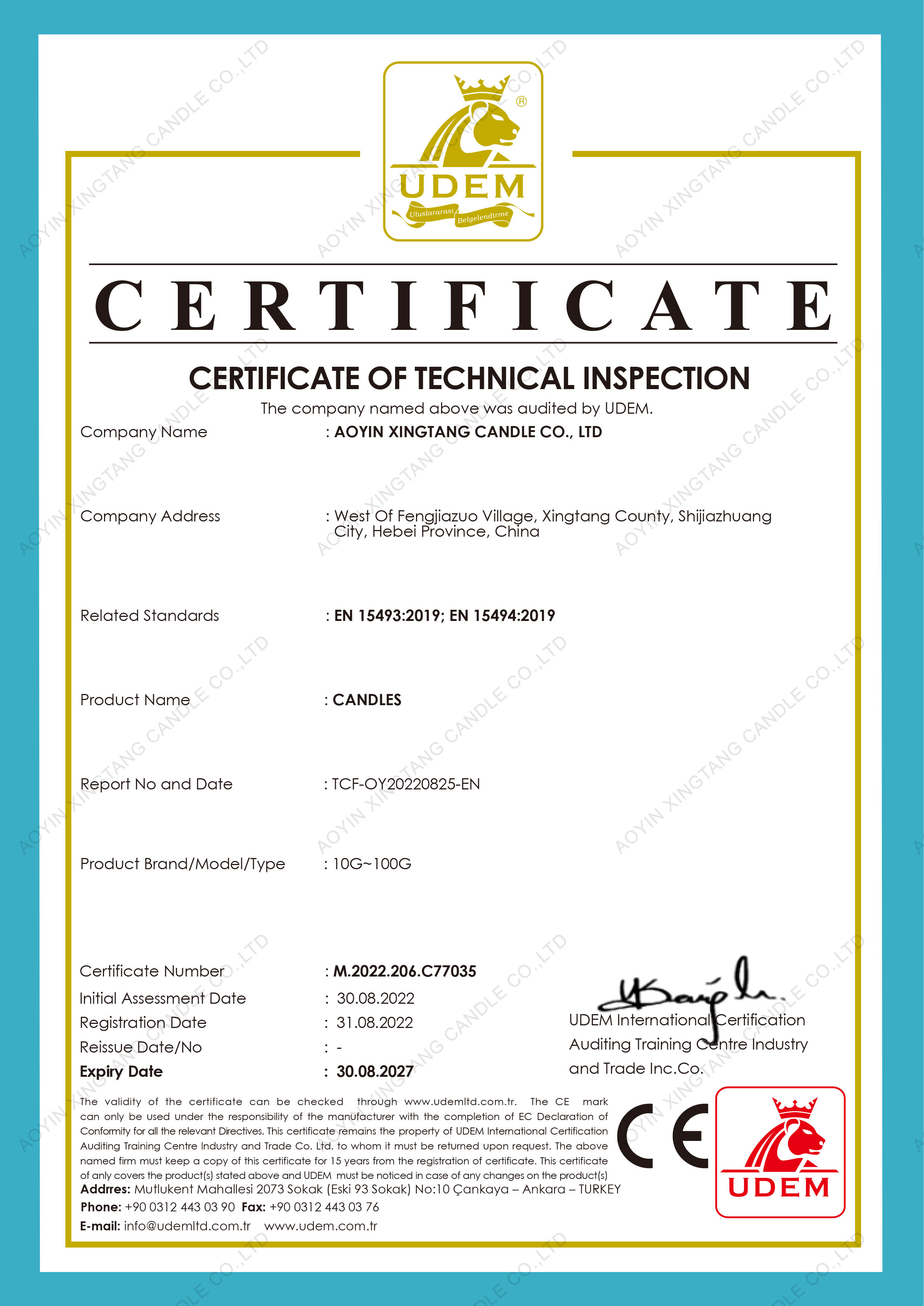 certification