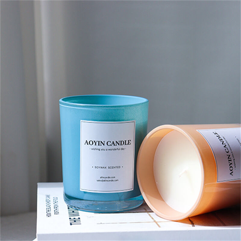 Home Decor Fragrance Glass Jar Aroma Candle