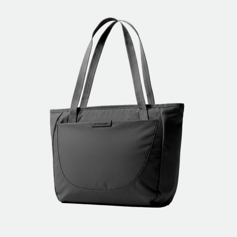 Tote Bag Water-Resistant Charcoal Grey Shoulder Bag for Travel