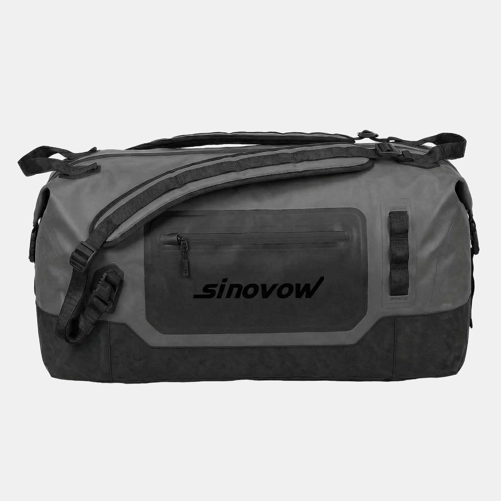 Graphite 840D Nylon Dual-TPU Duffel with Black Bottom Strip
