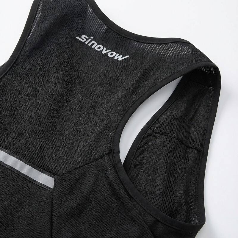Breathable Lightweight Running Vest with Reflective Back Panel ...