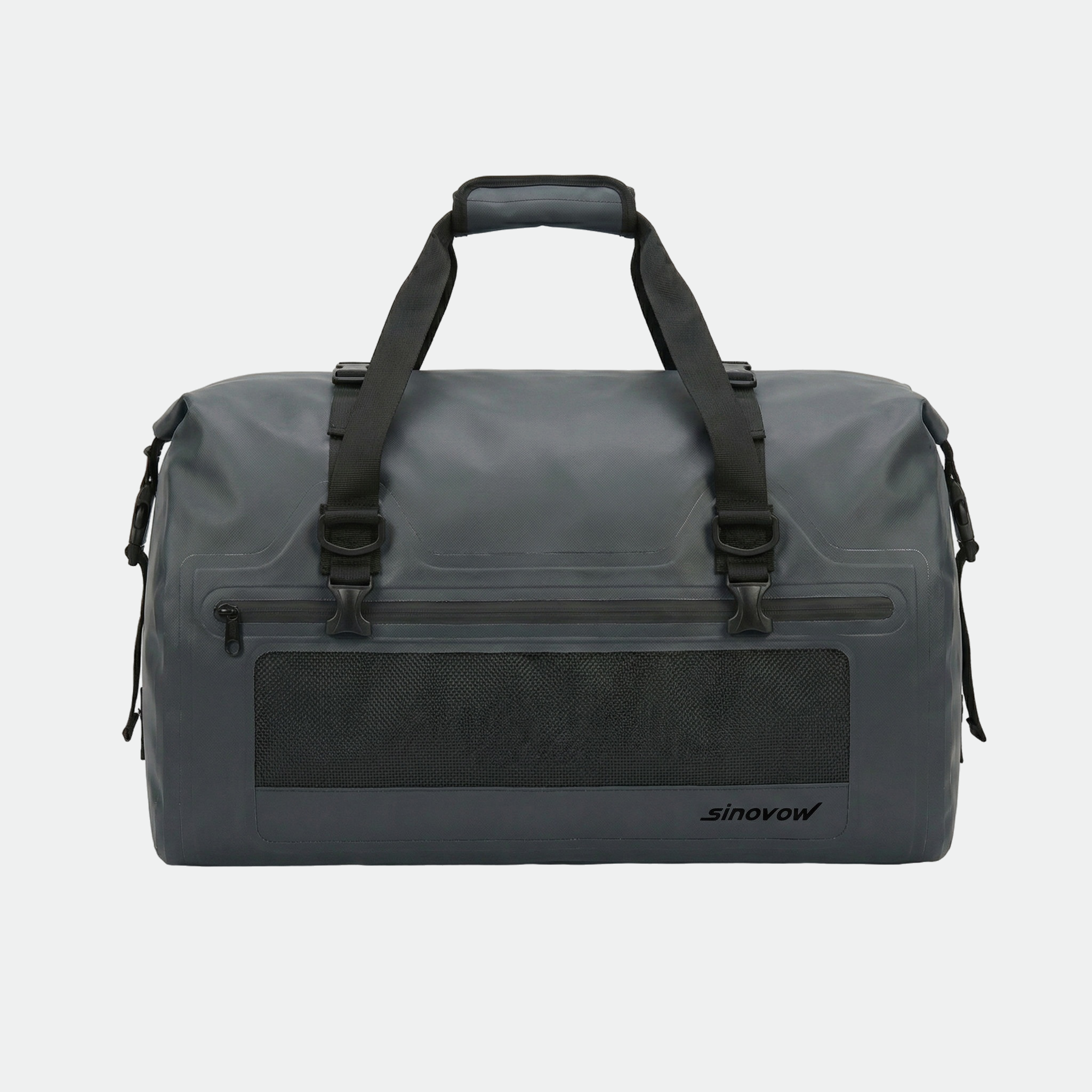 Charcoal 500D PVC Waterproof Roll Duffel