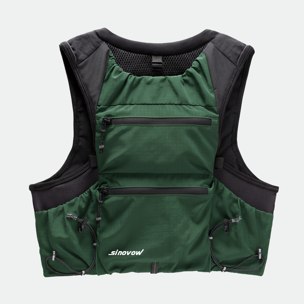 Lightweight Running Hydration Vest with Water Bottle Pocket Reflective Design for Jogging Workout