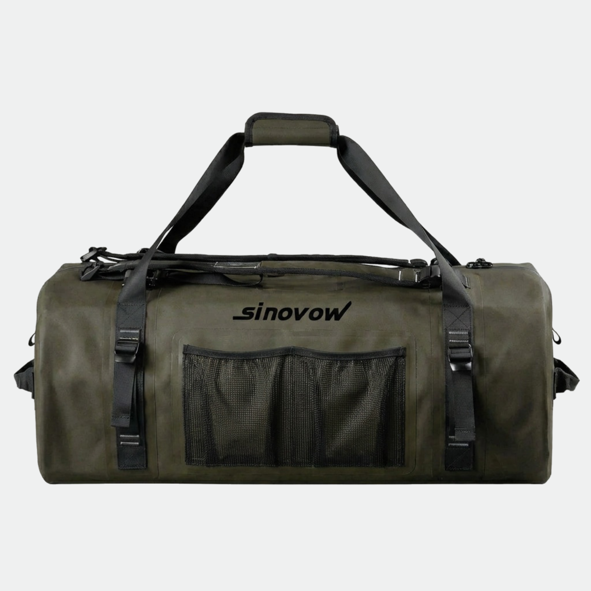 Evergreen 600D/900D Dual-TPU Duffel with Dual Black Mesh Front and 420D Lining