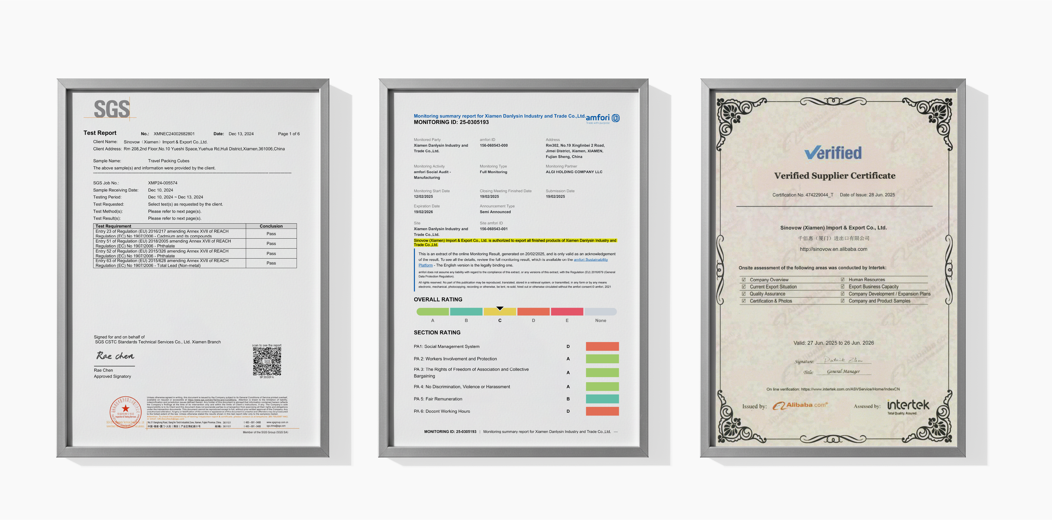 Global Certifications