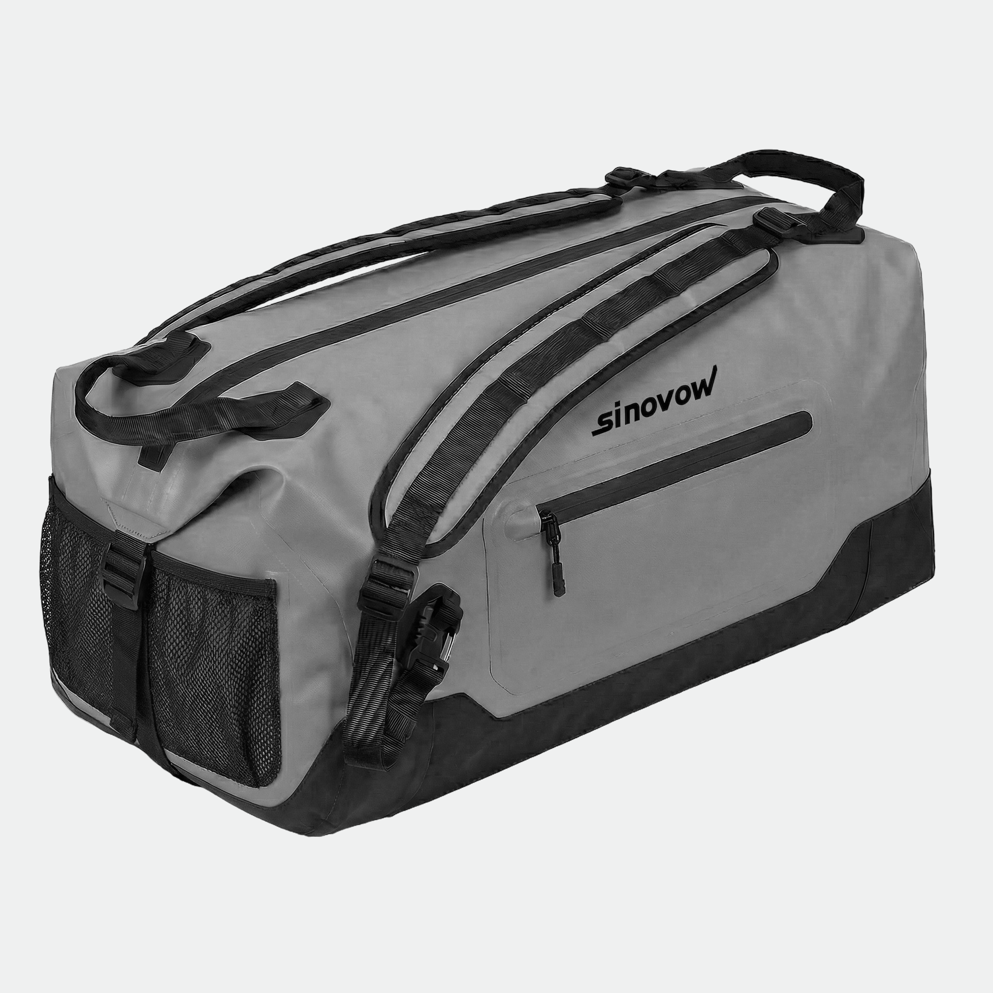 Slate 840D Nylon Dual-TPU Duffel with Black Mesh Side Panels