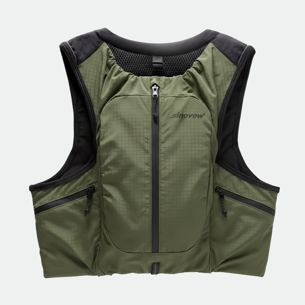 Foldable Reflective Lightweight Moisture Wicking Running Vest Portable High Visibility Sports Vest