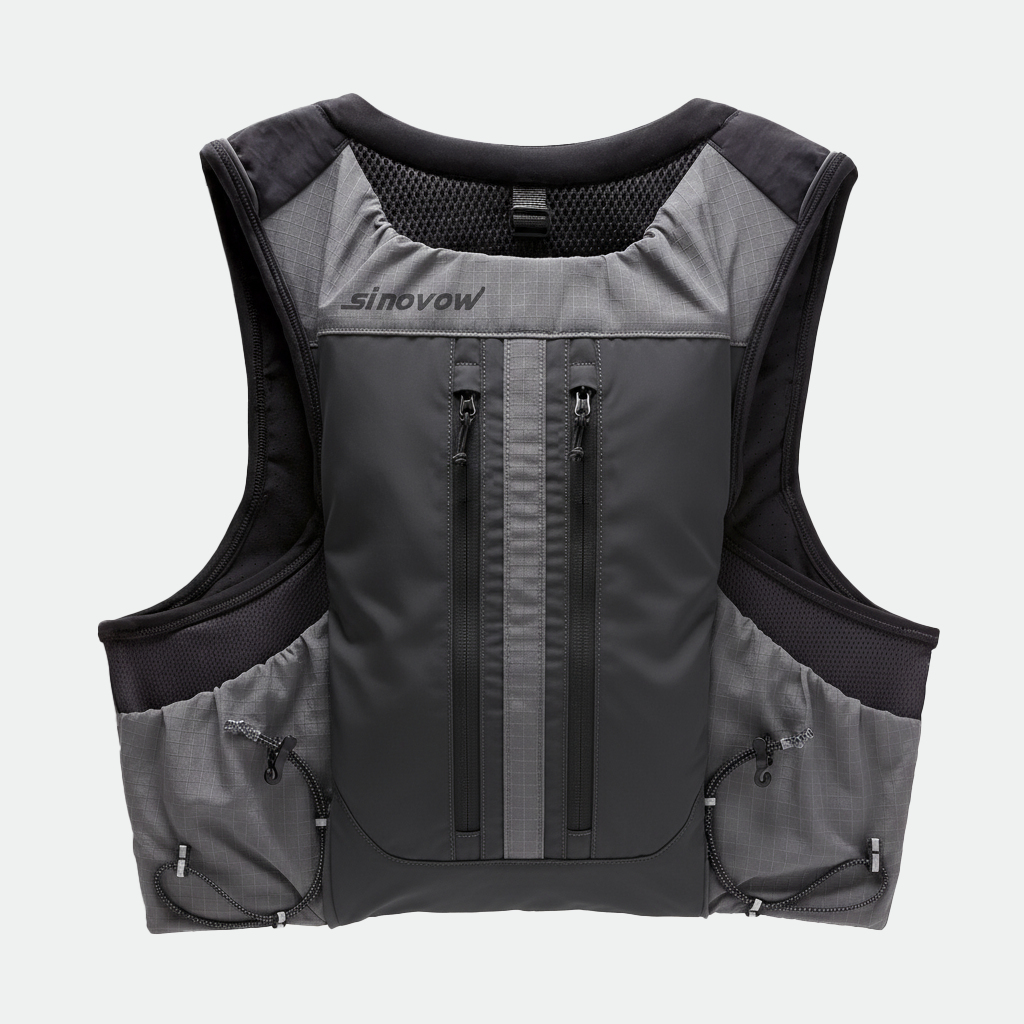 Lightweight Running Vest with Hidden Zipper Pocket Safety Privacy Storage Sports