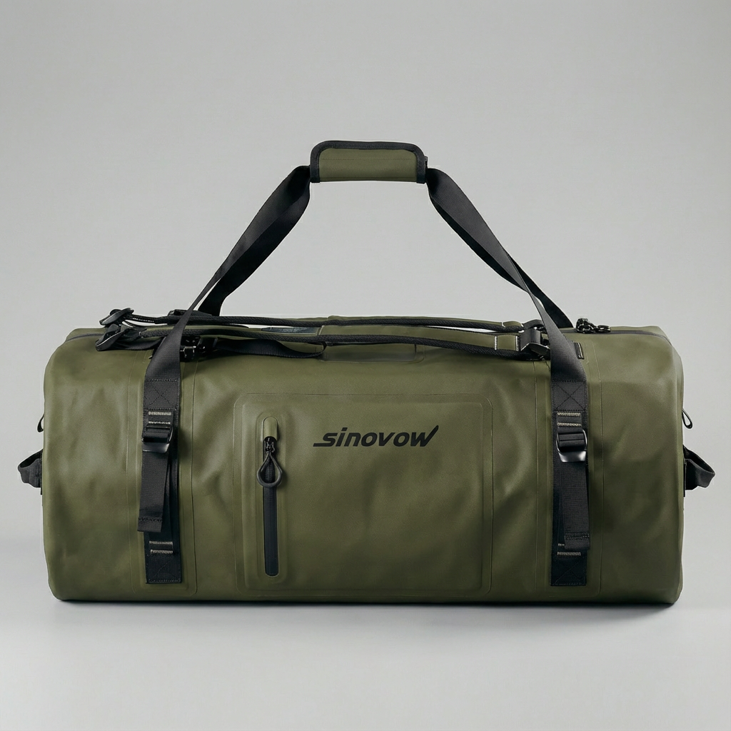 Grüne wasserdichte Duffel-Tasche aus TPU