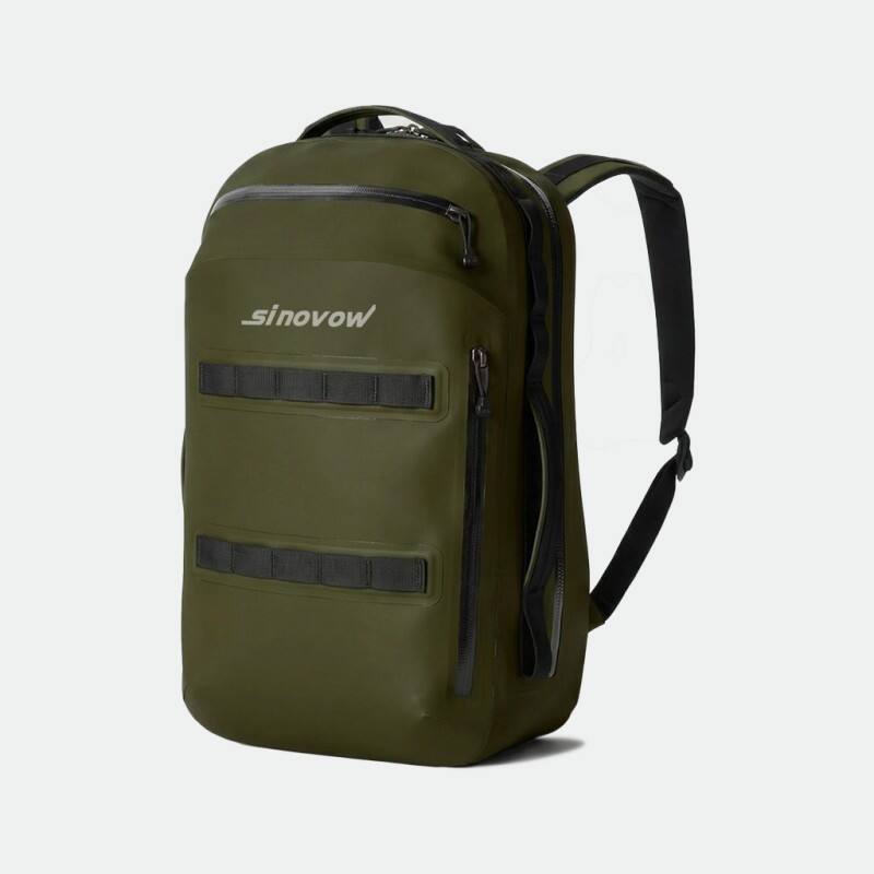 100% Waterproof TPU Backpack Durable All-Weather Commute & Outdoor Bag with MOLLE System
