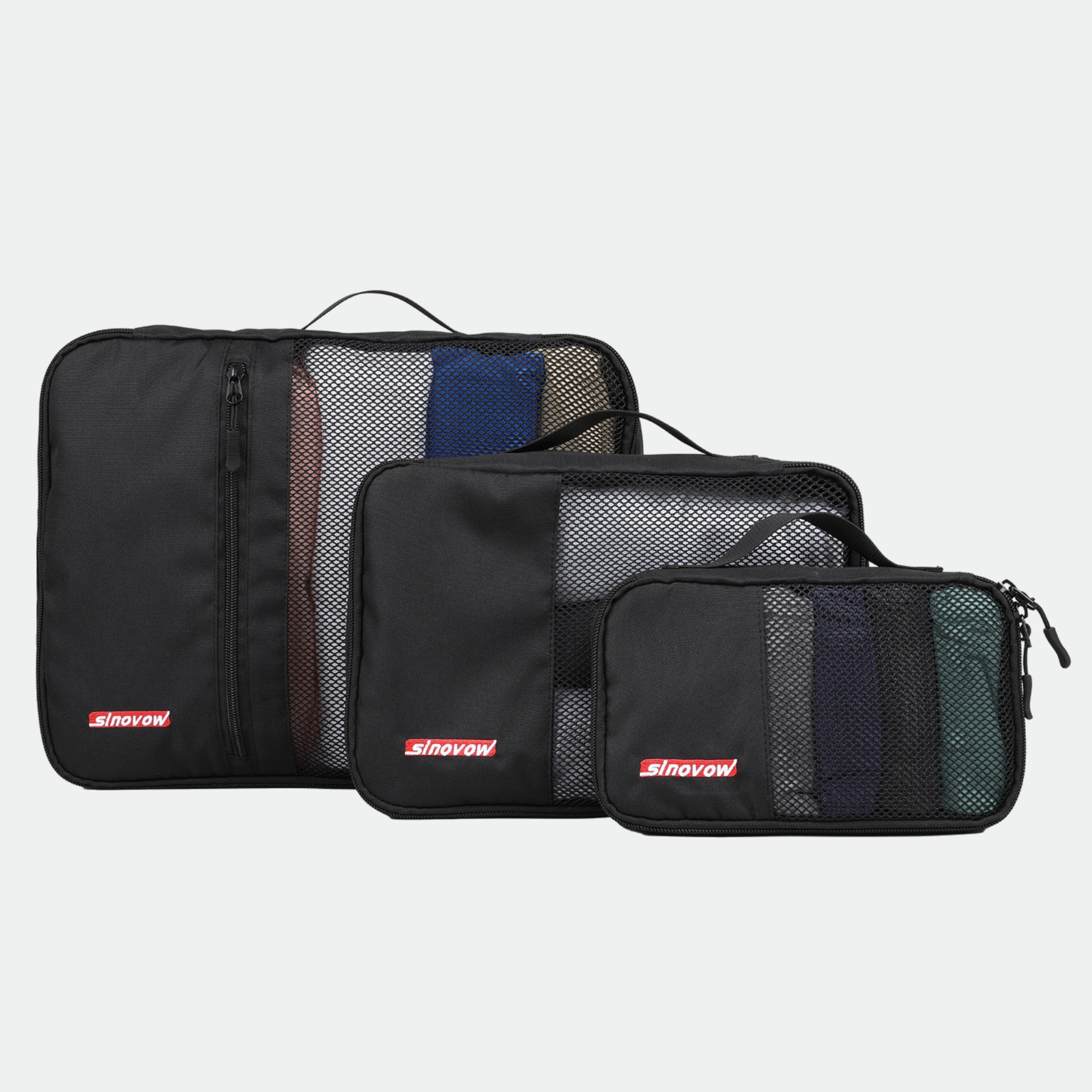 Lightweight Mesh Compression Packing Cubes Luggage Packing Organizers for Travel Accessories