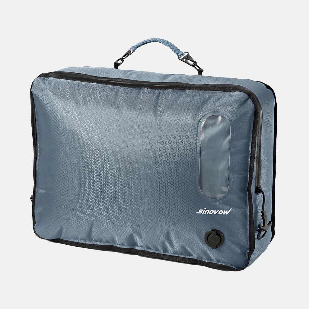 Vakuum-Kompressions-Packwürfel, auslaufsicherer wasserdichter Reise-Organisatorbeutel mit Griff