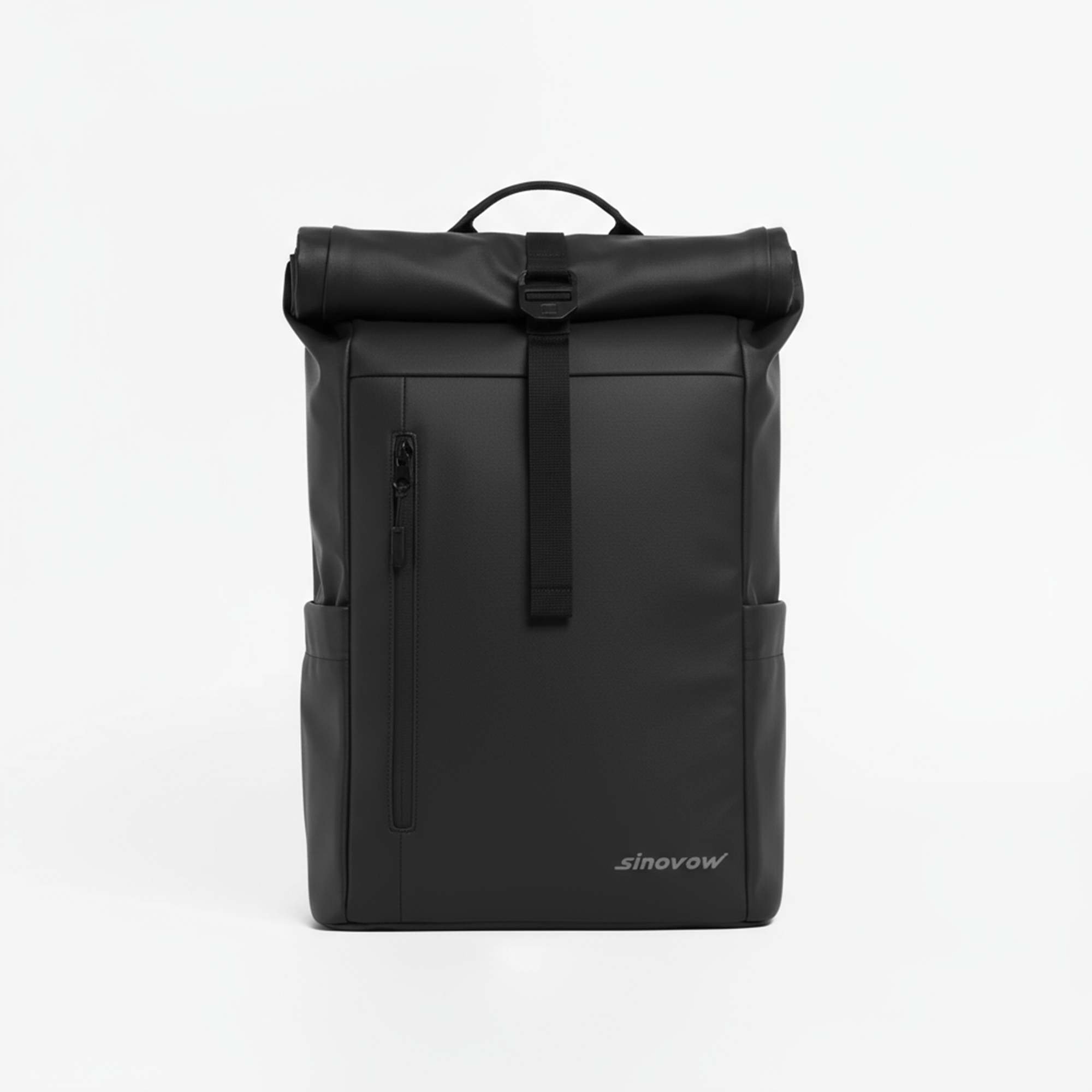 Großvolumiger Rolltop-Rucksack mit ergonomischen Schultergurten