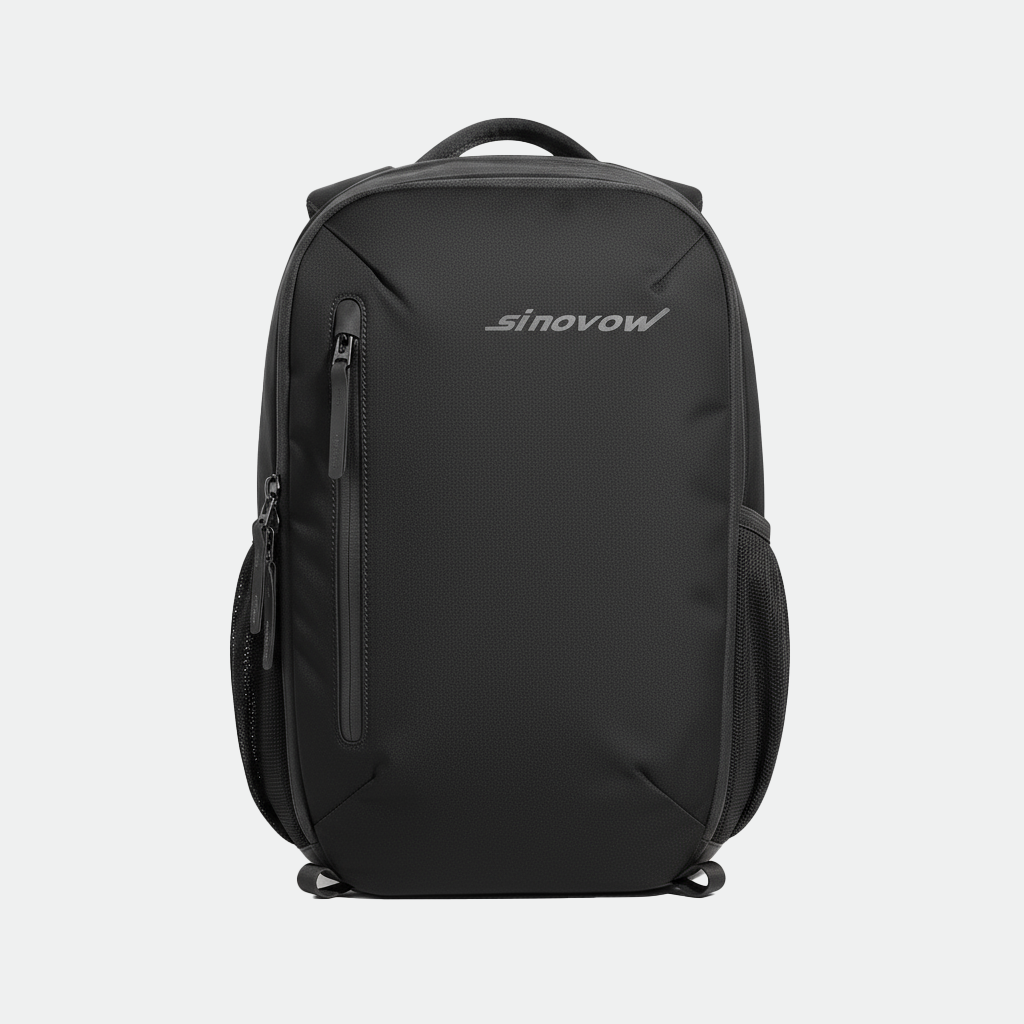 Waterproof Black Travel Backpack 15-Inch Laptop Bag for Commute, Business & Outdoor