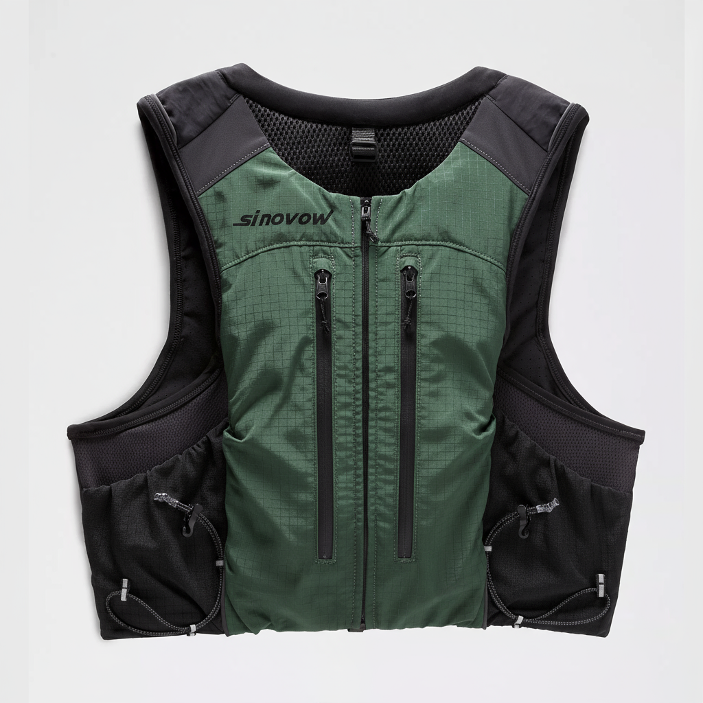 Leichte Laufweste mit Staufächern, Outdoor-Trainingsweste