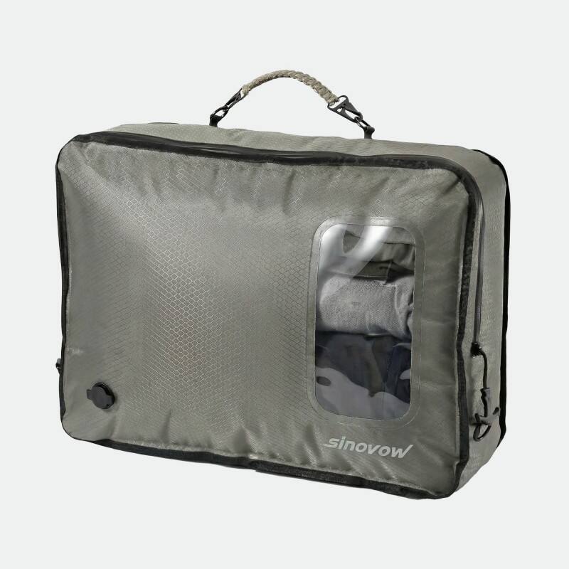Waterproof Flat Vacuum Storage Bag Airtight Compression Organizer for Travel