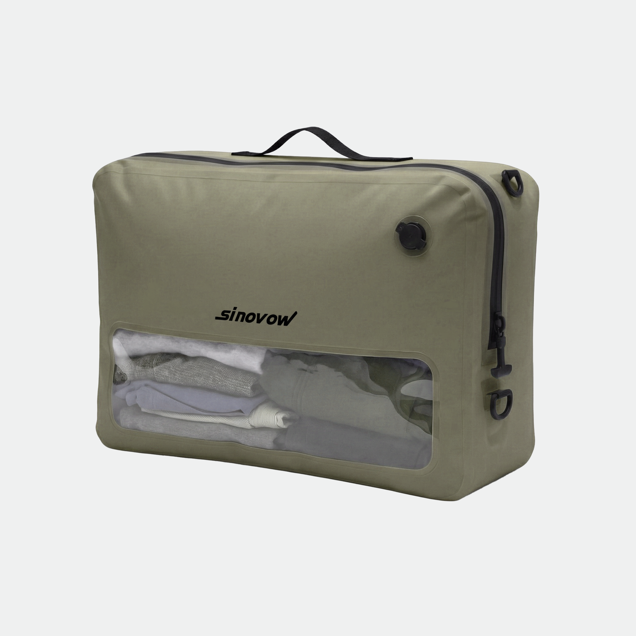 Vacuum Compression Organizer Bags Waterproof Airtight Foldable Travel Storage Cubes