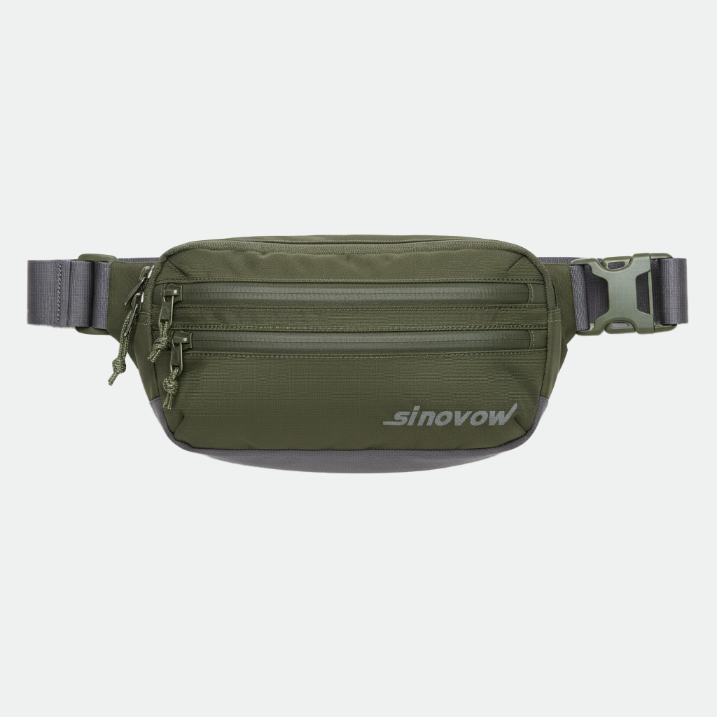 Tri-Pocket Front-Carry Chest Pack with Rear Secure Slot