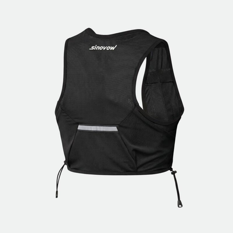 Breathable Lightweight Running Vest with Reflective Back Panel