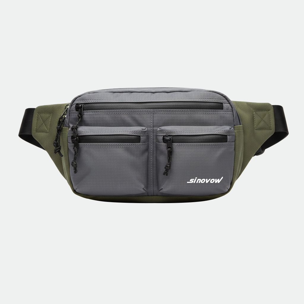 Quad-Pouch Front-Loader Chest Pack with Inner Sleeves