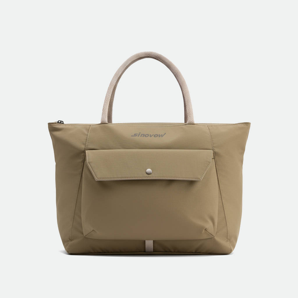 Sleek Minimalist Two Tone Tote Bag for Casual and Daily Use