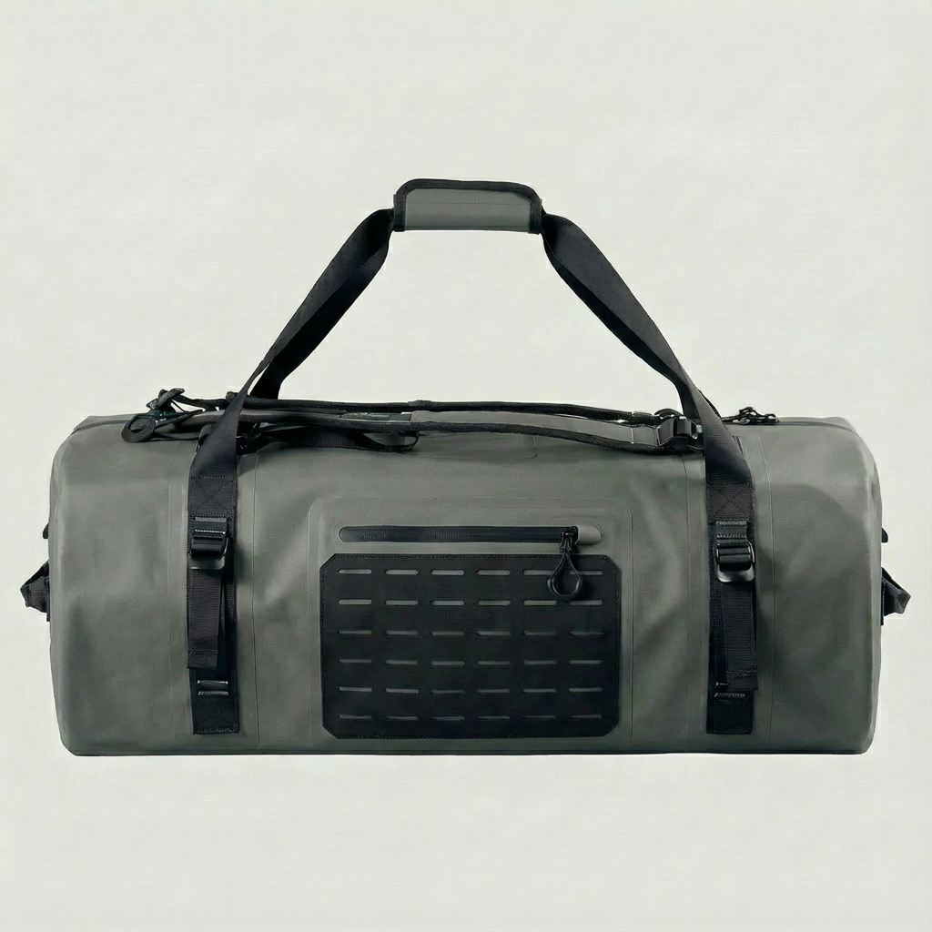Graue wasserdichte Duffel-Tasche aus TPU