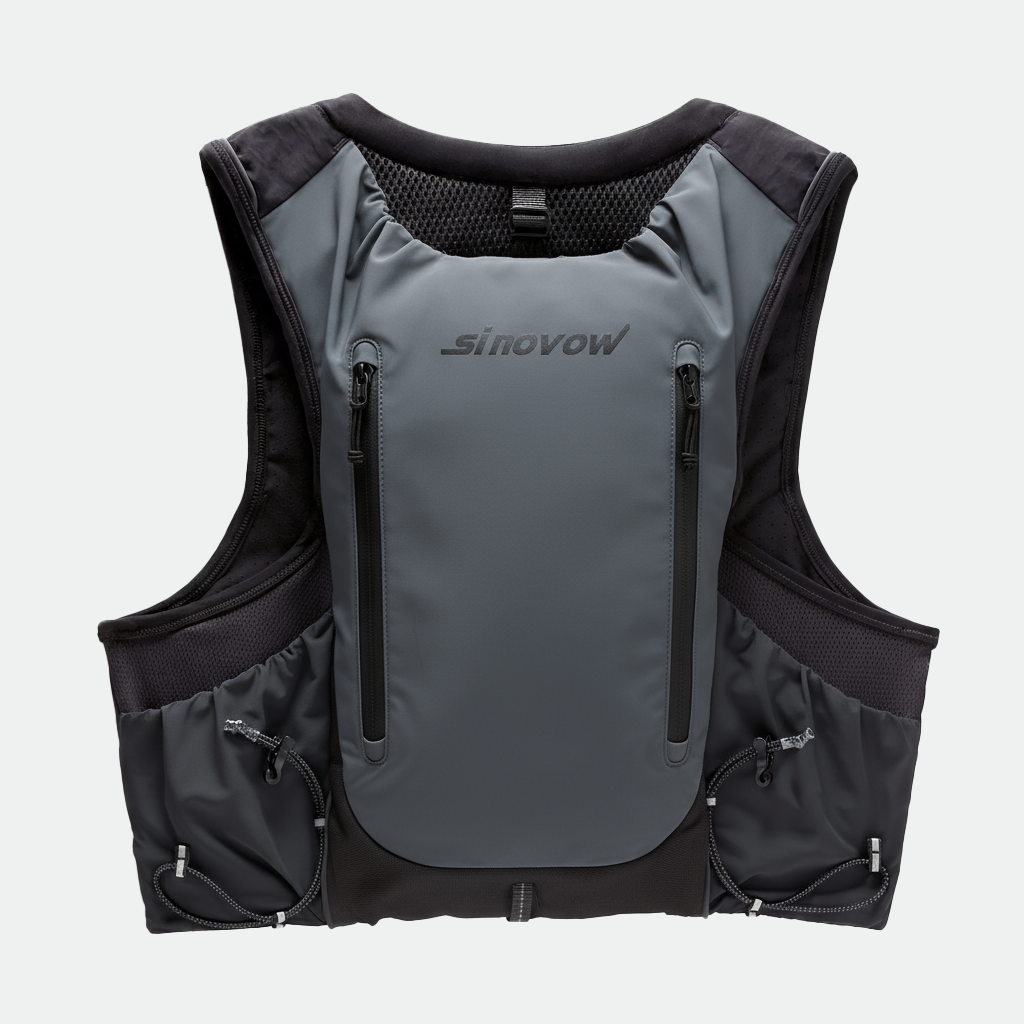 Asymmetrical Multi Function Running Vest Different Pocket Layout Practical Running Vest