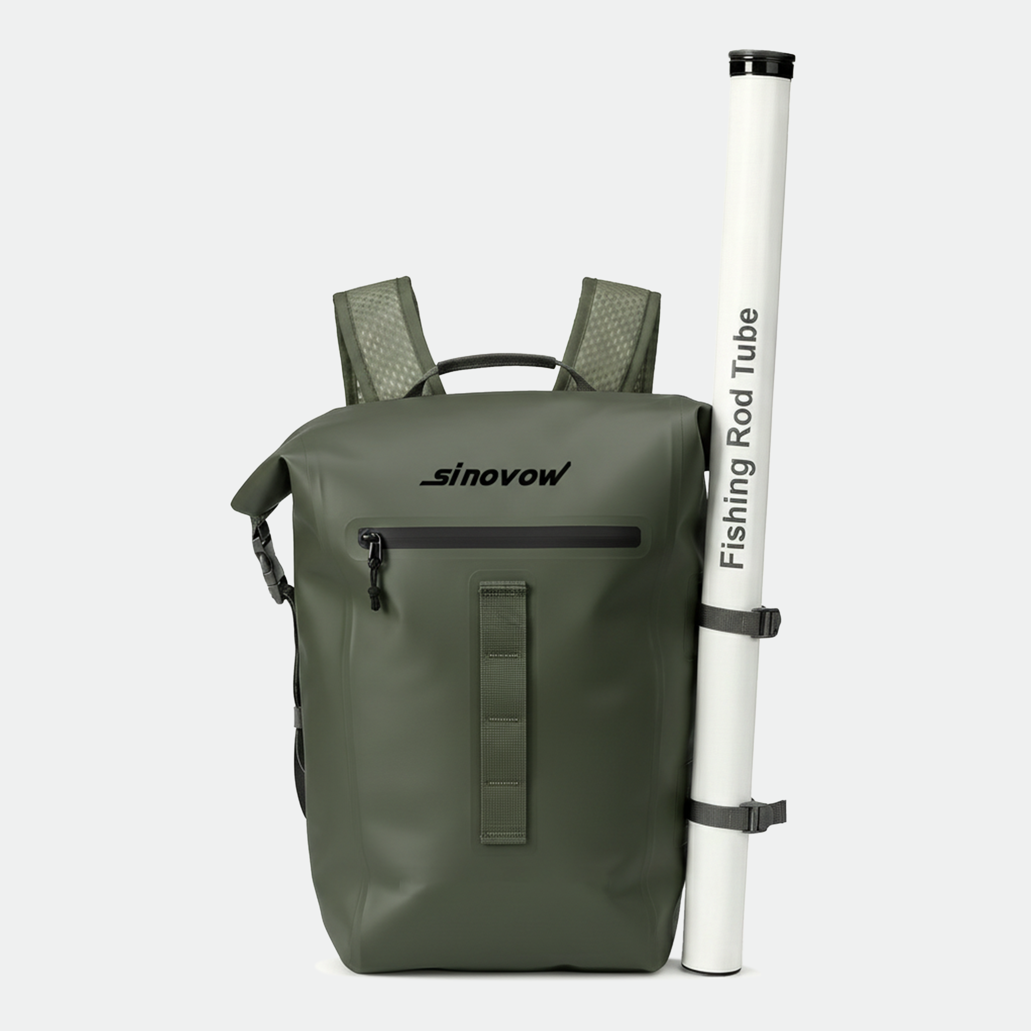 Wasserdichter Roll-Top-Trockenbeutel-Angelrucksack zur Aufbewahrung von Köderausrüstung