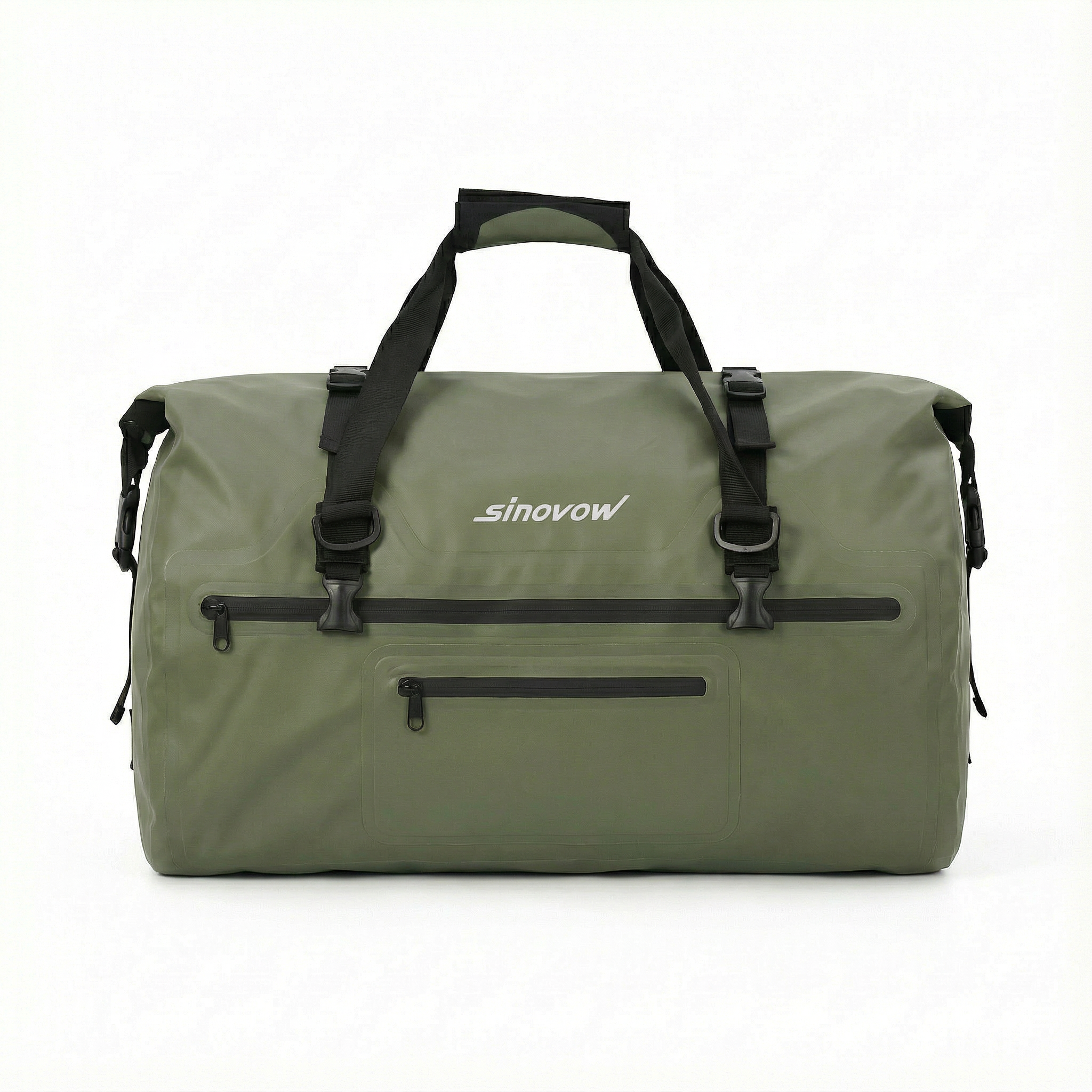 Grüne wasserdichte Duffel-Tasche aus 500D-PVC