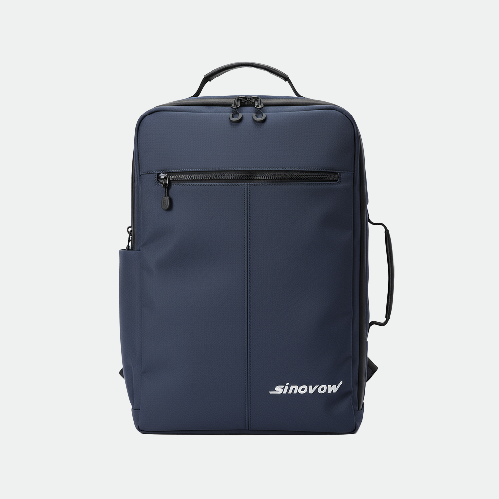 Contemporary Business Travel Backpack with Lightweight Ergonomic Construction