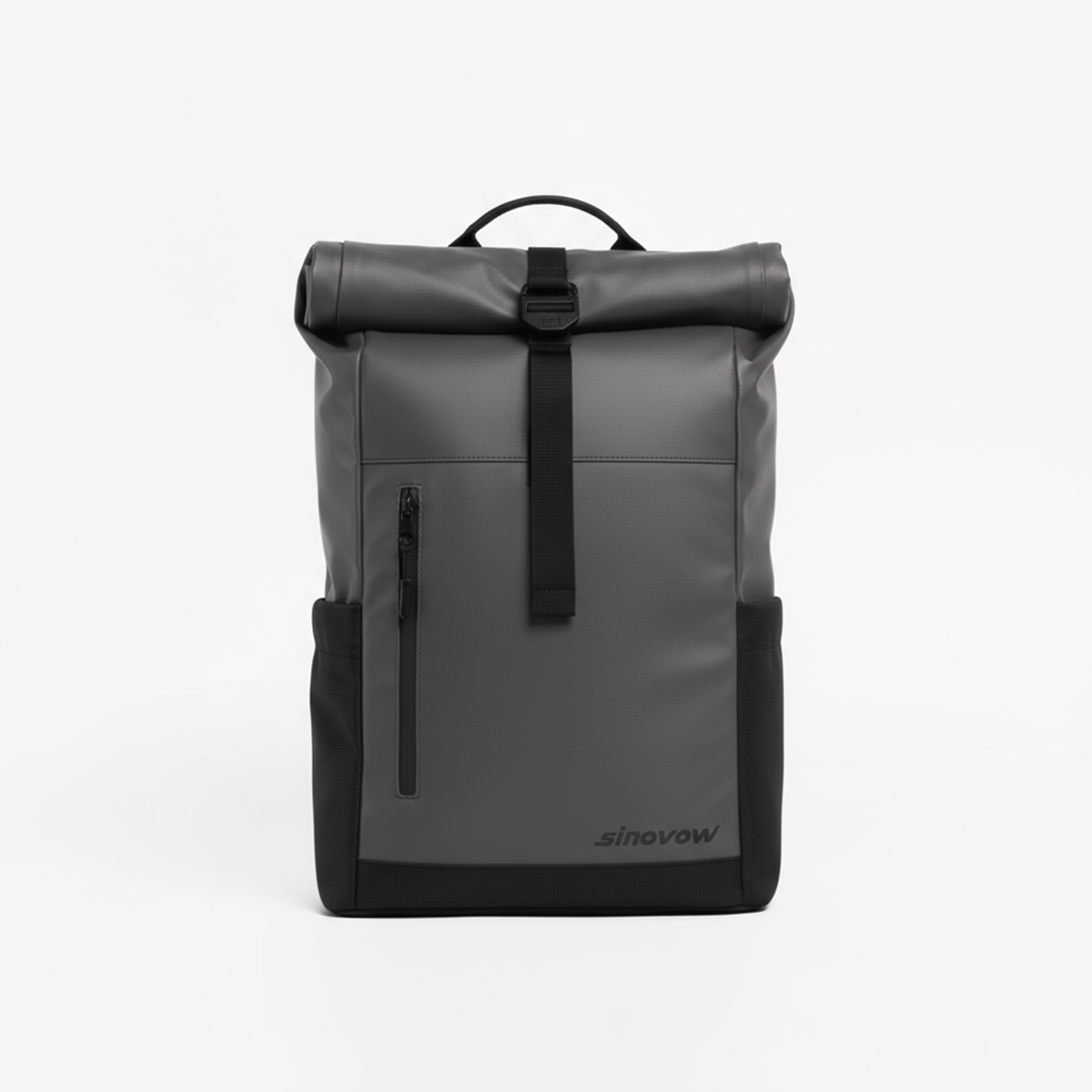 Intelligenter Rolltop-Rucksack mit flexibel erweiterbarer Kapazität