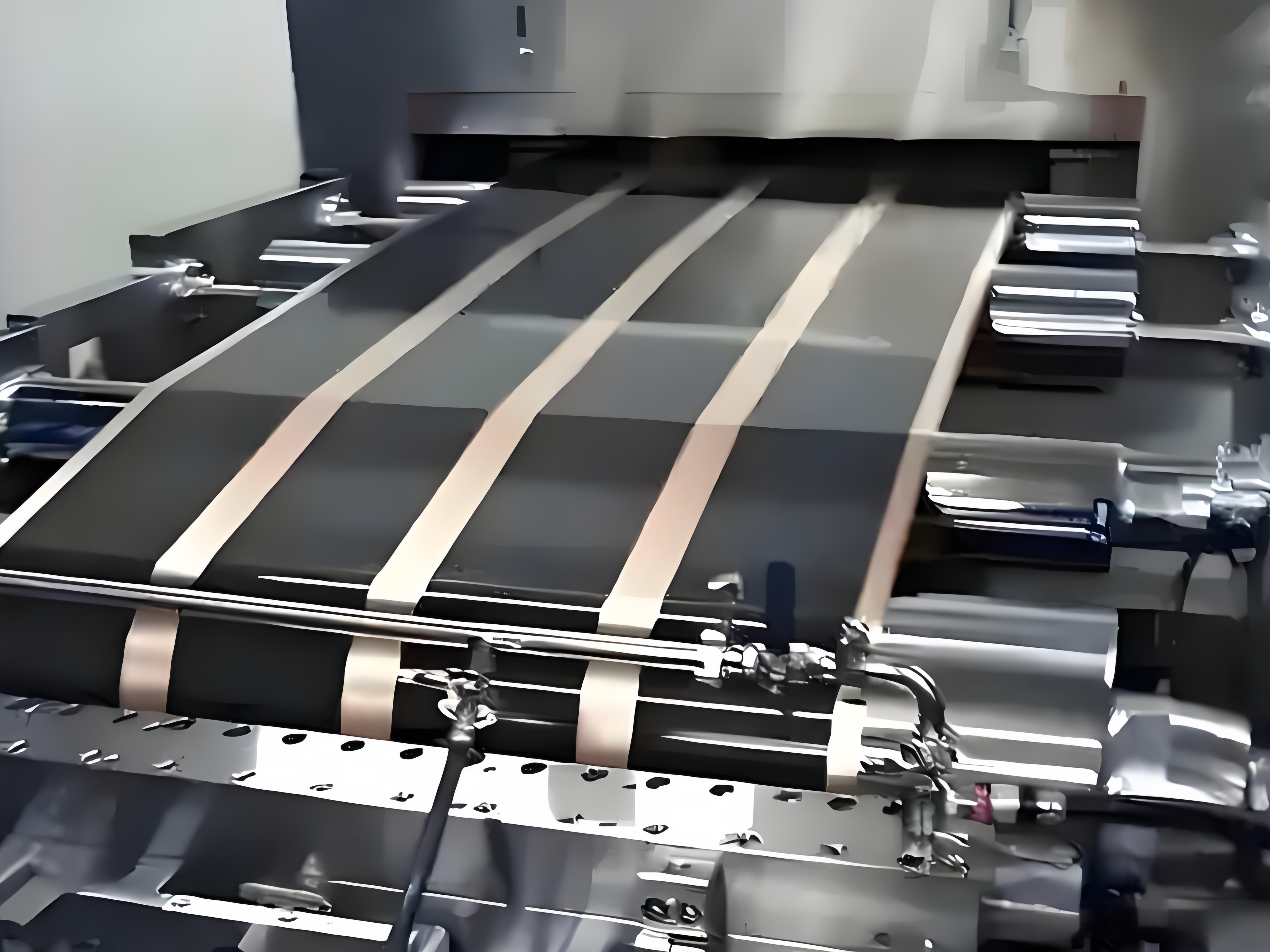 Poraštinės baterijų gamintojo dangos mašinos ritulių ir elektrodų lakštų valymas