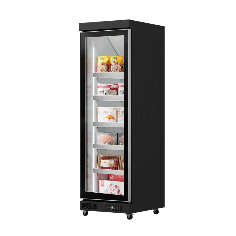 Showcase Freezer Black (Full Door Display, Rearmounted Compressor)（1 Door）