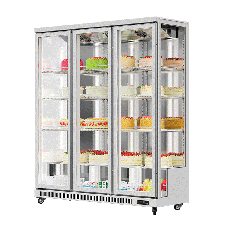 Bakery Display Chiller (3 Side Display, Rearmounted Compressor)（3 Doors）