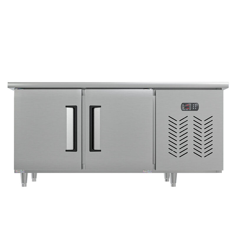  Stainless Steel Chef Base Freezer（2 Doors）