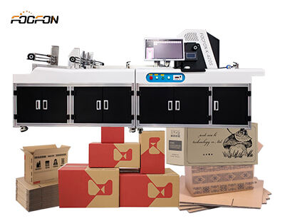 Impresora de cartón corrugado Digital personalizable Foofon, impresora automática de cajas de cartón de un solo paso, impresora de cartón