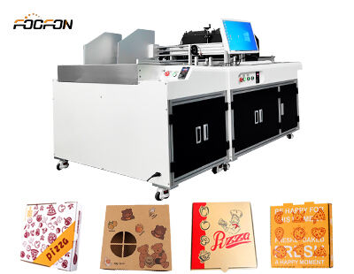 Impresora digital industrial de alta velocidad Foofon Impresoras de cartón de una sola pasada personalizadas para cajas corrugadas