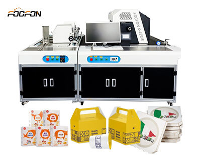 Foofon Factory Sale Digital One Single Pass High Quality Corrugated Inkjet Printer Carton Printer