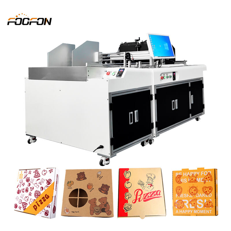 Foofon Industrial High Speed Digital Printer Corrugated Box Custom One Pass Single Pass  Carton Printers