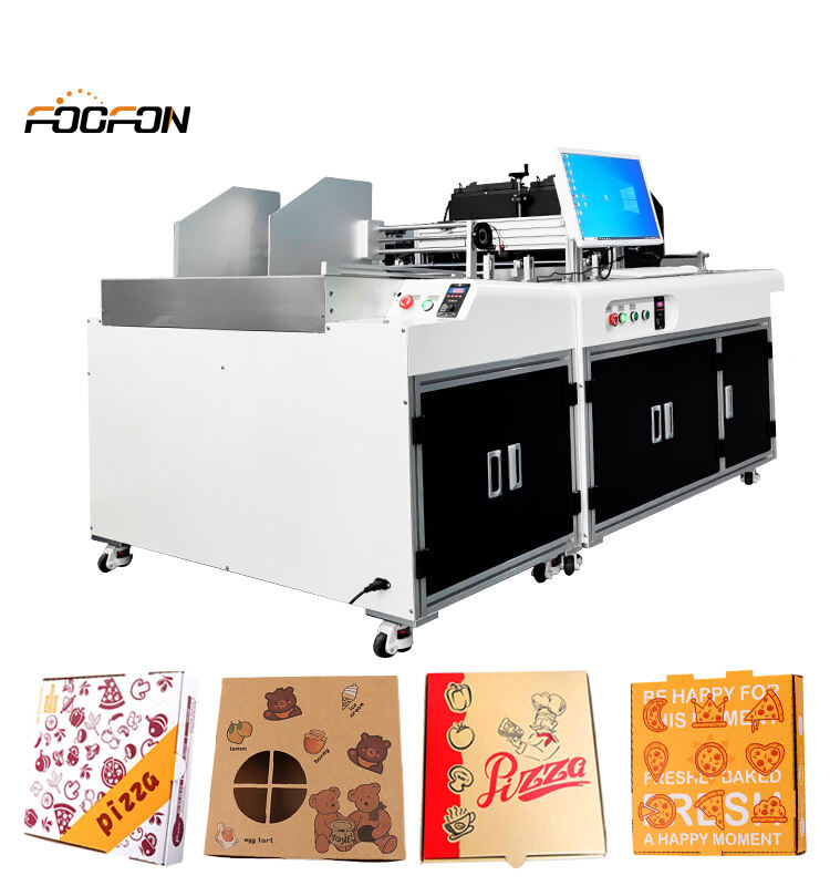 Printer Digital Kecepatan Tinggi Industri Foofon Kotak Bergelombang Printer Karton Satu Lulus Kustom