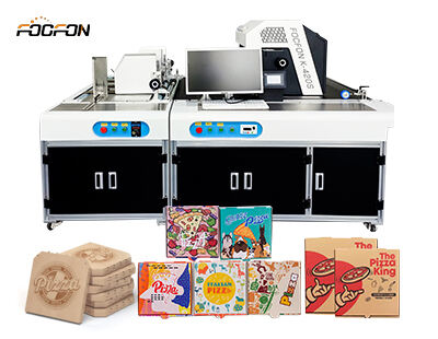 Foofon Harga Pabrik Printer Kotak Bergelombang Flatbed Printer One Pass Otomatis Printer Inkjet Digital Single Pass