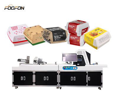 Foofon Grosir Pencetakan Berkelanjutan Paket Karton Digital One Pass Printer Karton Industri Printer Single Pass